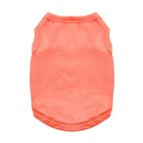 Cotton Dog Tank (Color: Coral, size: X-Small)