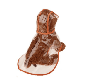 Transparent Waterproof Dog Raincoat - Stylish Protection For Your Pup (Color: Orange, size: S)