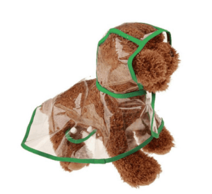 Transparent Waterproof Dog Raincoat - Stylish Protection For Your Pup (Color: Green, size: L)