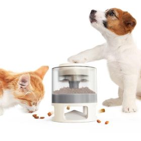 Interactive Food Dispenser Toy For Dogs - Slow Feeder And Entertainment For Your Furry Friend (Color: B White)