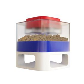 Interactive Food Dispenser Toy For Dogs - Slow Feeder And Entertainment For Your Furry Friend (Color: Blue Red)