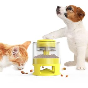 Interactive Food Dispenser Toy For Dogs - Slow Feeder And Entertainment For Your Furry Friend (Color: A Yellow)