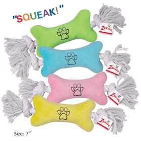 ZA Tiny Tugger - 7-Inch Blue Dog Toy (Pack Of: 1, Color: Blue)