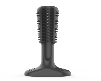 Pet Dental Care Kit: Dog Toothbrush And Grinding Tool (Color: Black, size: M)