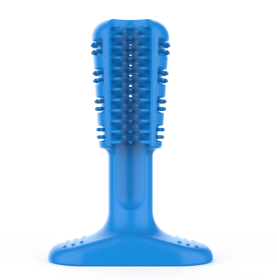 Pet Dental Care Kit: Dog Toothbrush And Grinding Tool (Color: Blue, size: S)