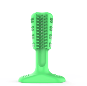 Pet Dental Care Kit: Dog Toothbrush And Grinding Tool (Color: Green, size: S)