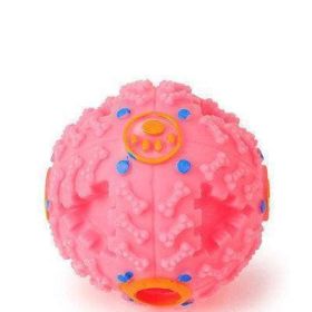 Interactive Pet Treat Dispenser Toy: Engage, Train, And Delight Your Dog! (Color: Pink, size: small)