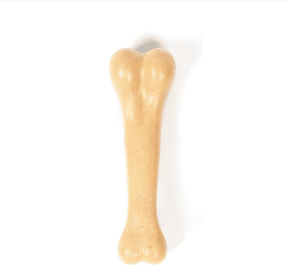 Mouthwatering Beefy Delight Dog Chew Toy (Color: Yellow, size: 12Cm)