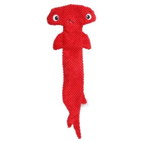 Hammerhead Shark Dog Toy: A Roaring Companion For Your Pup (Color: Red)