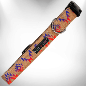 Walk-e-Woo Southwestern Style Dog Collar (Color: Sunrise Sunset, Size-Pack Of: Xs 5/8" Width Fits 8-12" Neck-1)