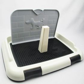Wall-Mounted Dog Toilet: The Perfect Solution For Easy And Clean Urination (Color: Black, Style: Small With Wall)