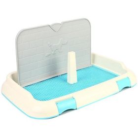 Wall-Mounted Dog Toilet: The Perfect Solution For Easy And Clean Urination (Color: Blue, Style: Small With Wall)