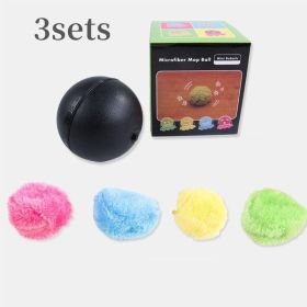 Interactive Plush Electric Pet Toy Ball - The Ultimate Playtime Companion For Cats And Dogs (Color: Photo Color 3Sets)