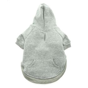 Flex-Fit Dog Hoodie (Color: Gray, size: large)